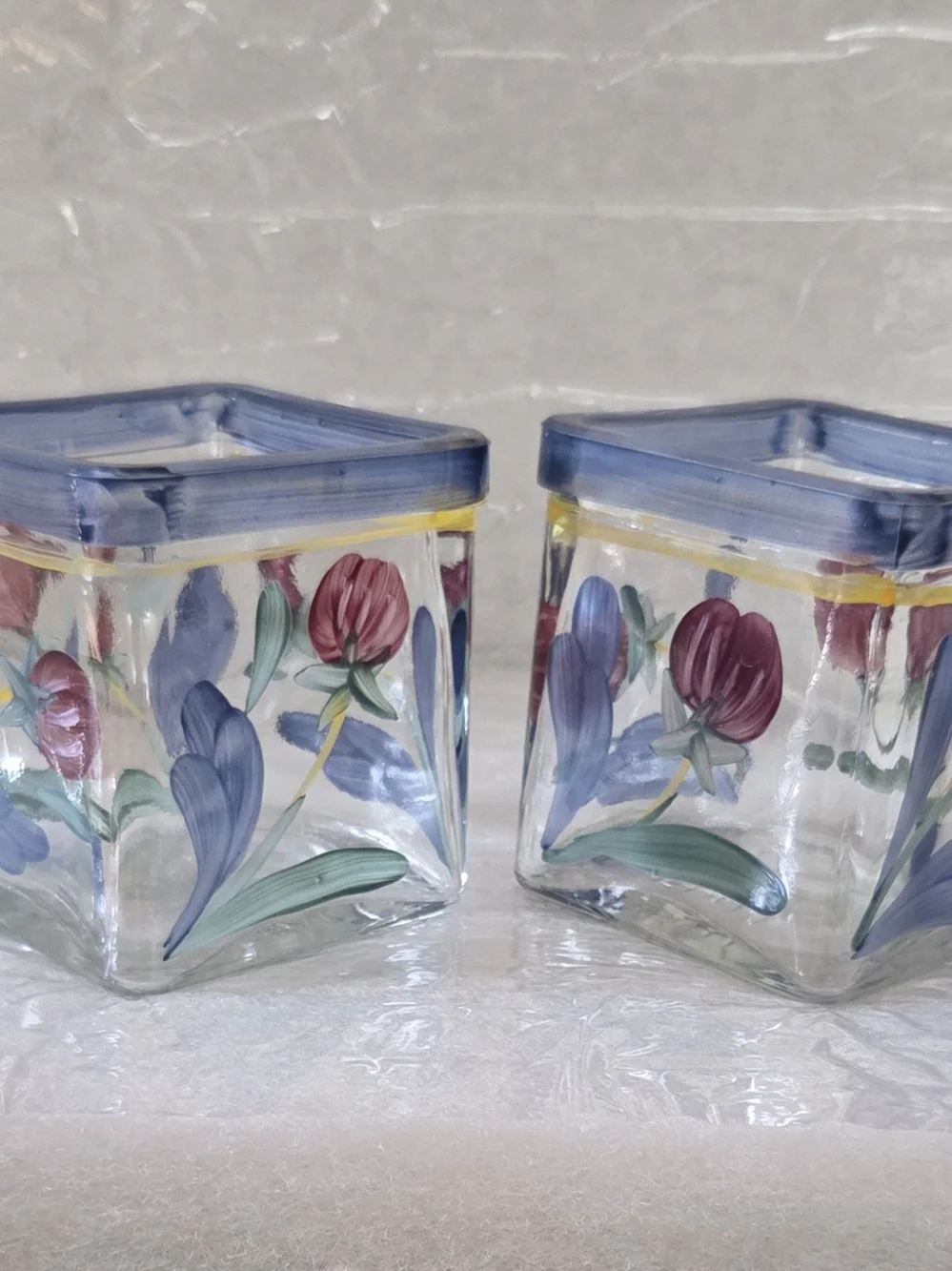 Lenox Glass Votives - 2pc Set